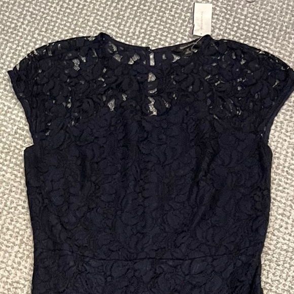 Gorgeous Banana Republic navy lace dress. NWT— - Picture 1 of 5